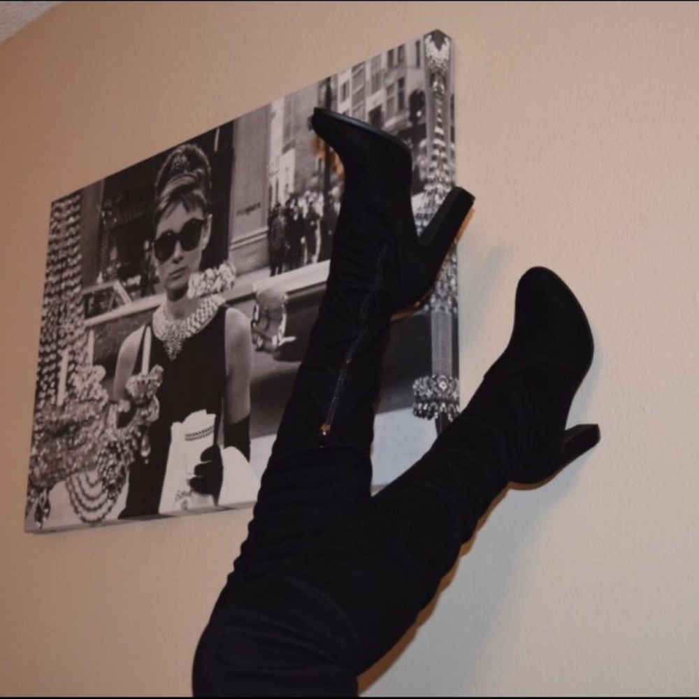 Thigh High Drawstring Boots