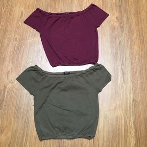 Brandy melville crop tops