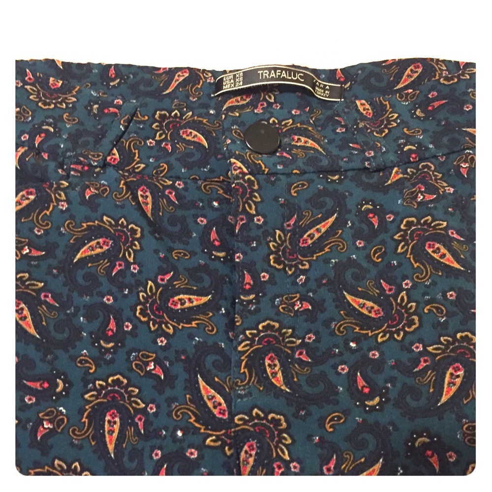 Zara printed trousers