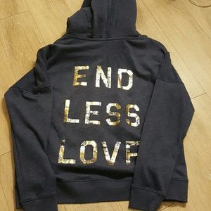 Victoria's Secret faux fur hoodie - NWOT