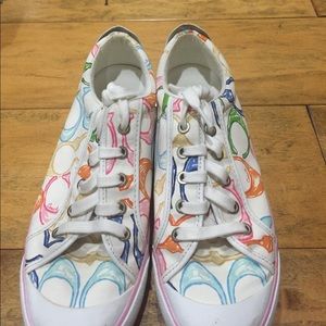 Multi-colored Coach Sneakers!!
