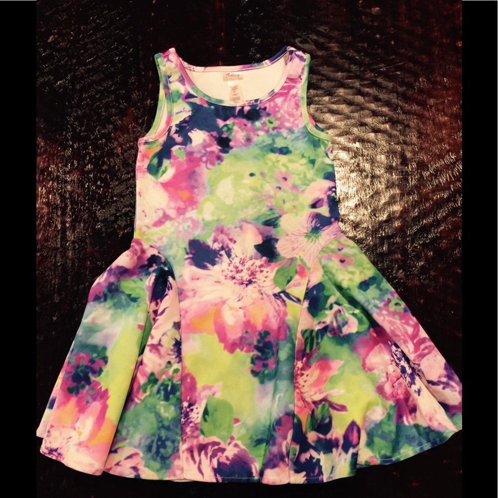 Size 8, Justice Spring Dress,