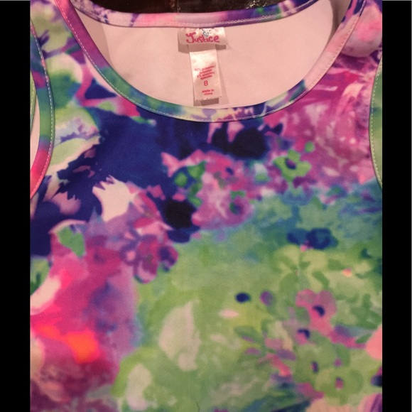 Size 8, Justice Spring Dress, - Picture 2 of 2