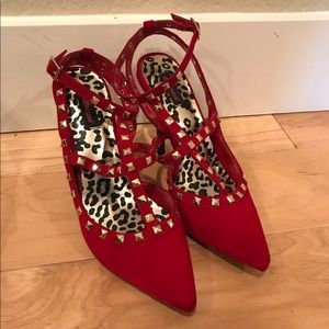 Red heels Never Worn