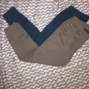 Forever 21+, 2 pairs (Teal & Grey) Size 18 Pants