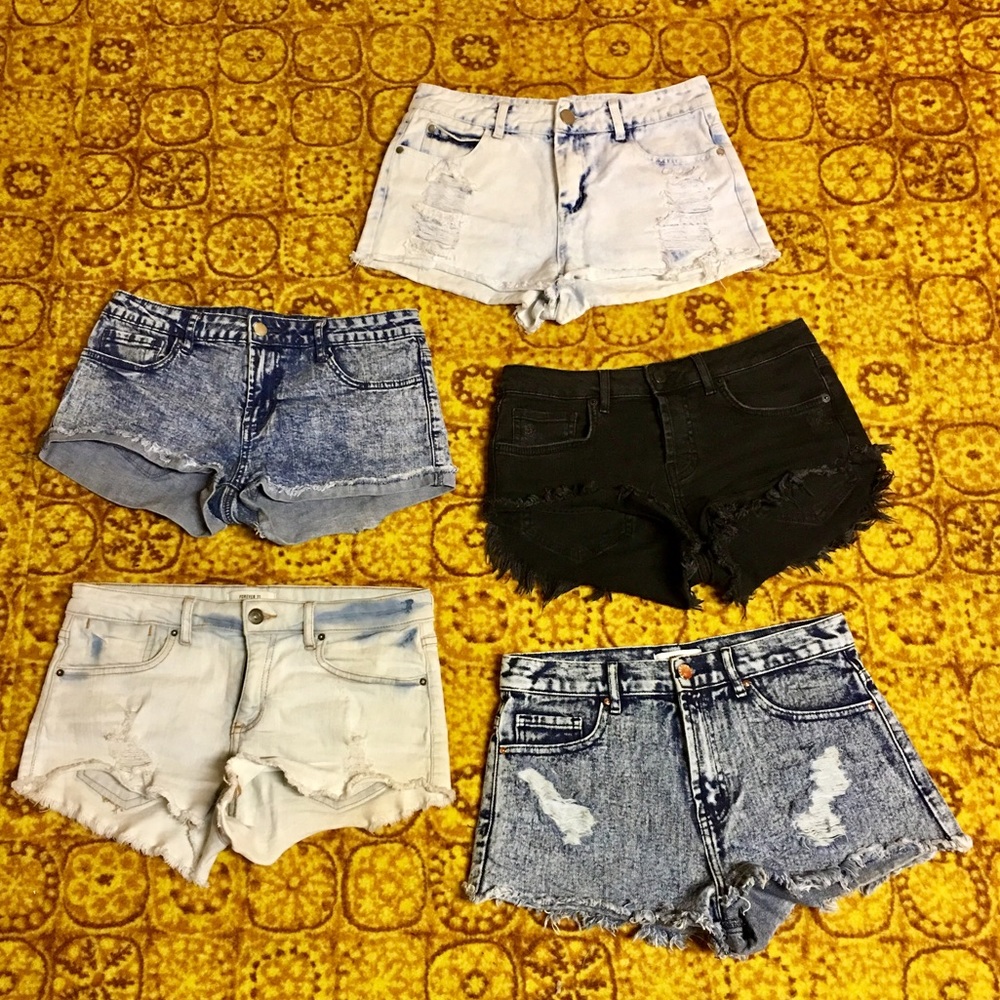 Forever 21 Denim Shorts Lot