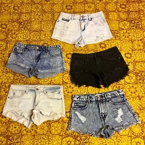 Forever 21 Denim Shorts Lot