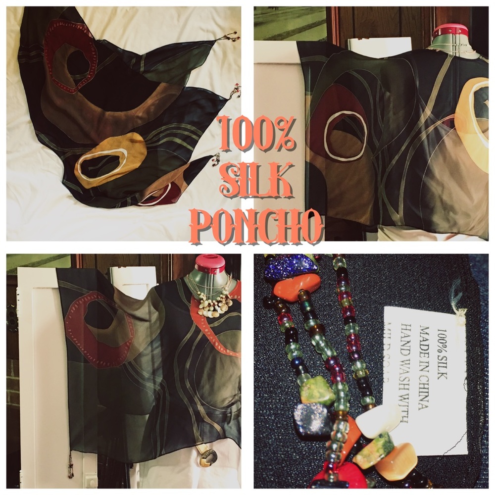 Beautiful Shear Silk Top. PLEASE SEE ALL PICTURES