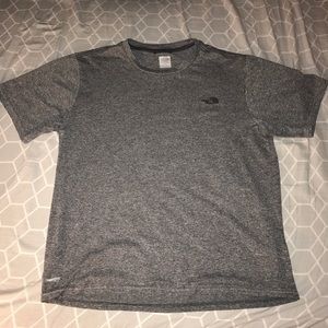 Men's North Face Vaporwick grey shirt