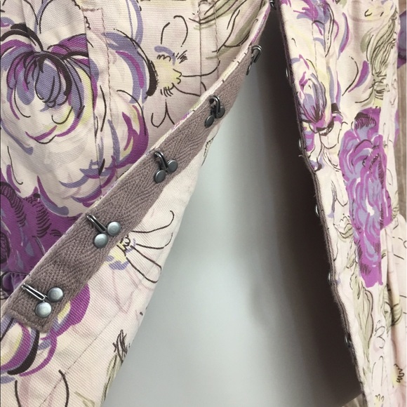 Anthropologie Elevenses Short Sleeve Purple Jacket - Picture 7 of 8