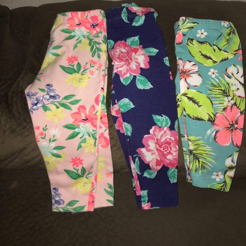 Floral tights
