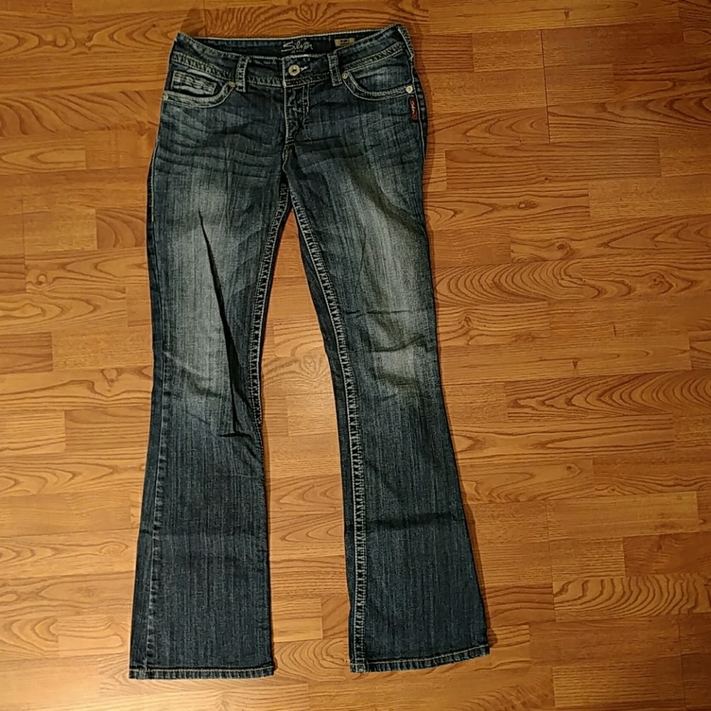 Silver jeans