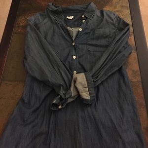 J. Crew jeans shirt dress