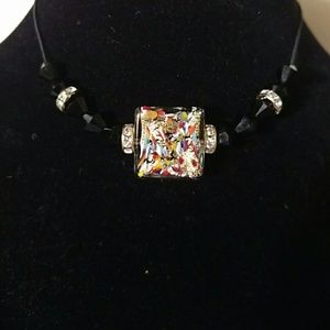 Chocker Italian Murano Glass Vintage Adjustable