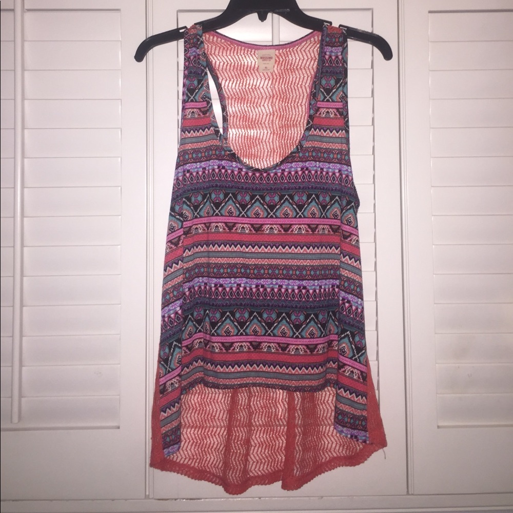Tribal-ish design tank