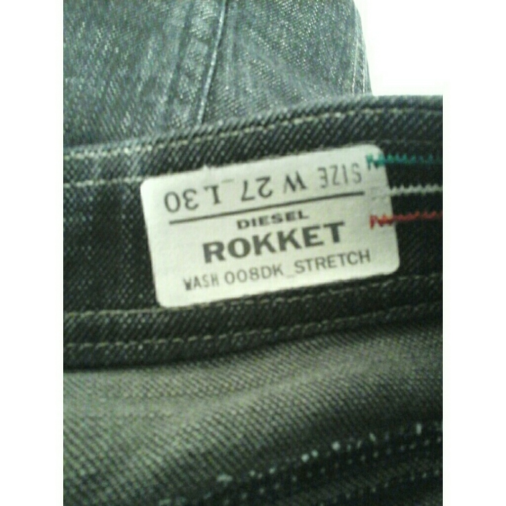 Sold! Diesel dark washed crop jeans - Picture 3 of 8