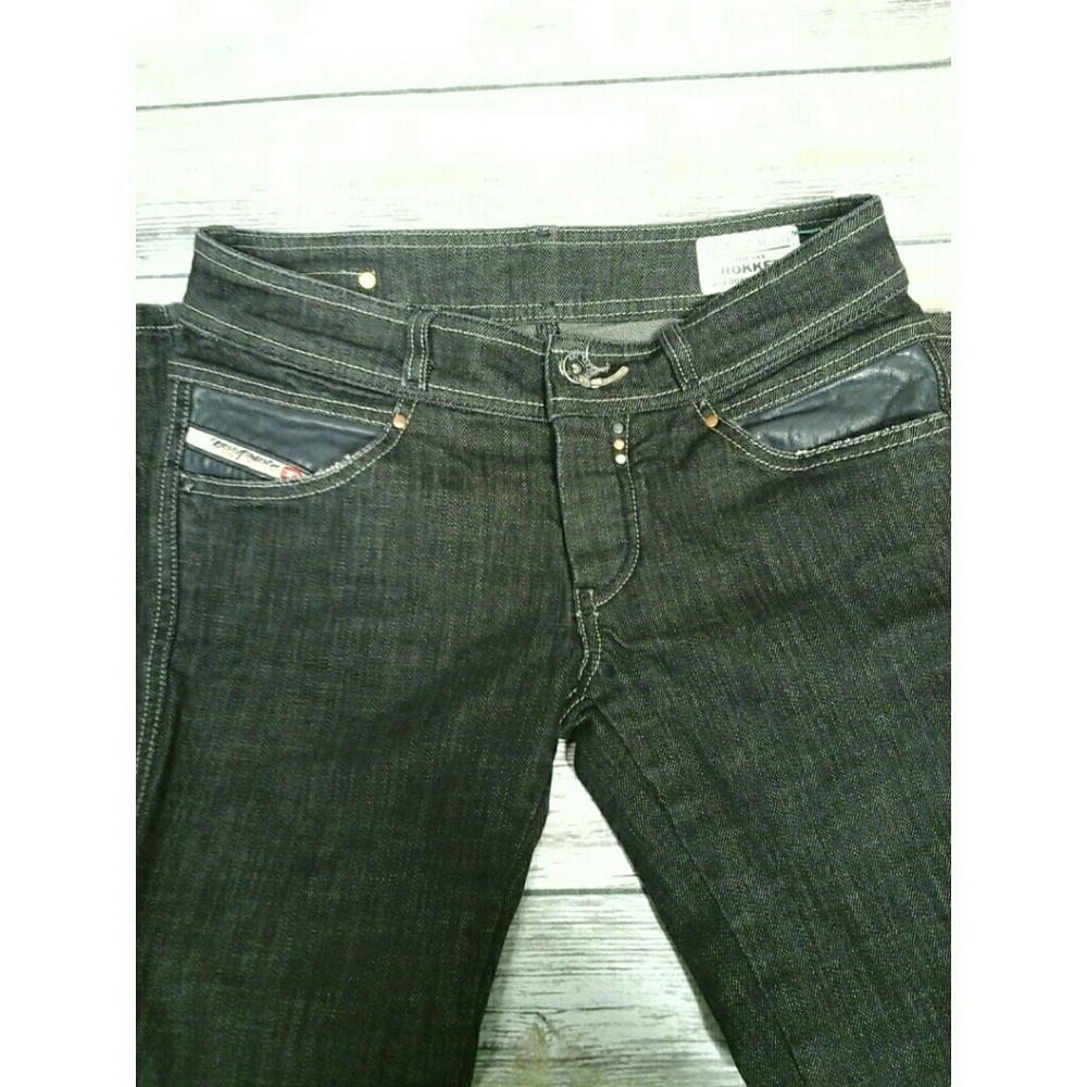 Sold! Diesel dark washed crop jeans - Picture 6 of 8