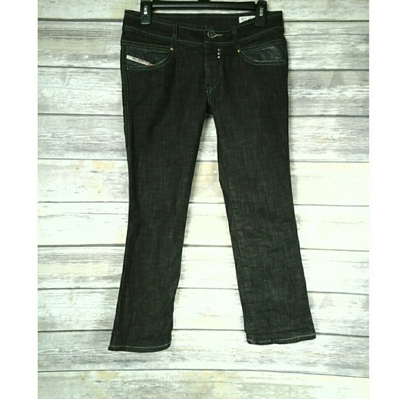 Sold! Diesel dark washed crop jeans - Picture 4 of 8