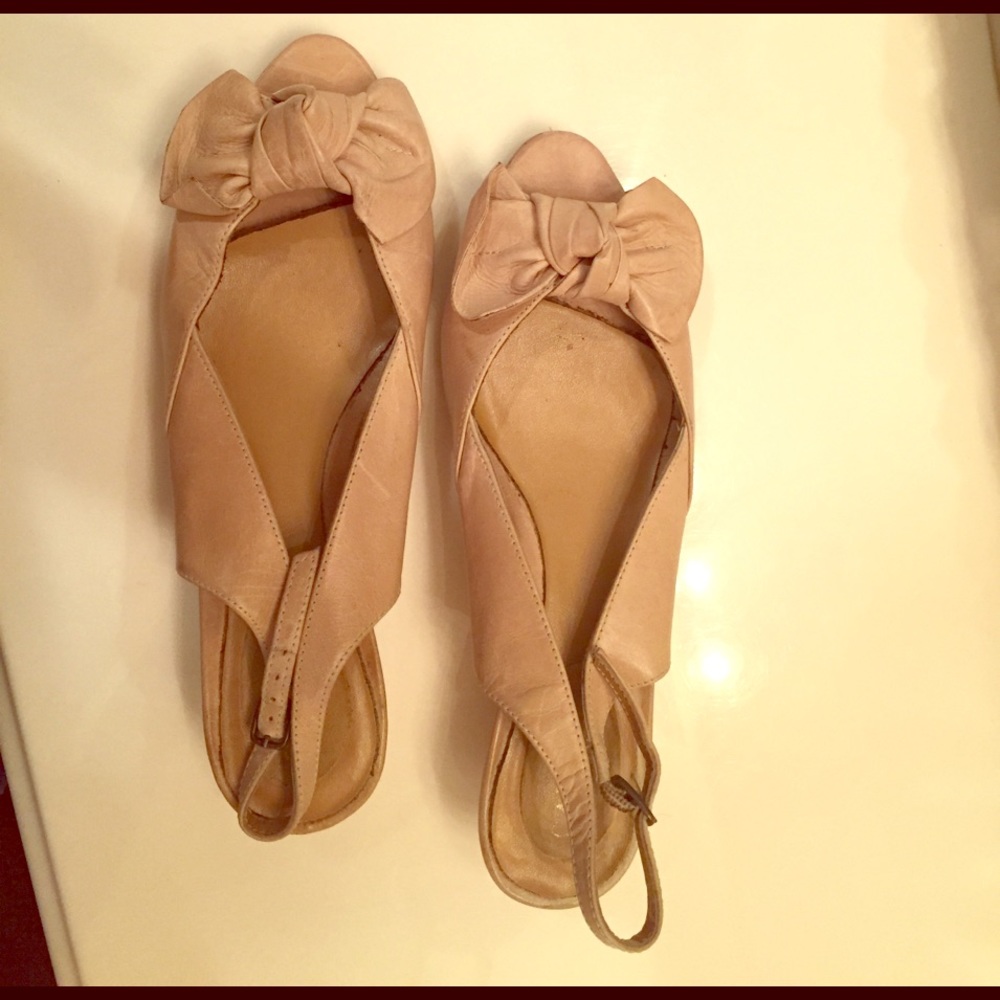 Cute leather sandals