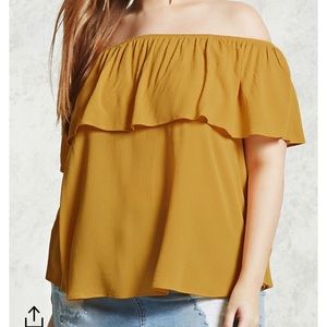 Forever 21 off the shoulder top