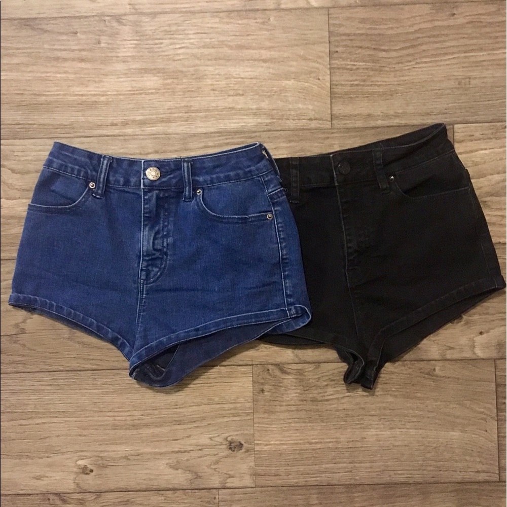 SOLD BDG Super High Rise Short Short Set