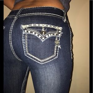 Miss Chic Dark Skinny Jeans FLATTERING🌸NWOT