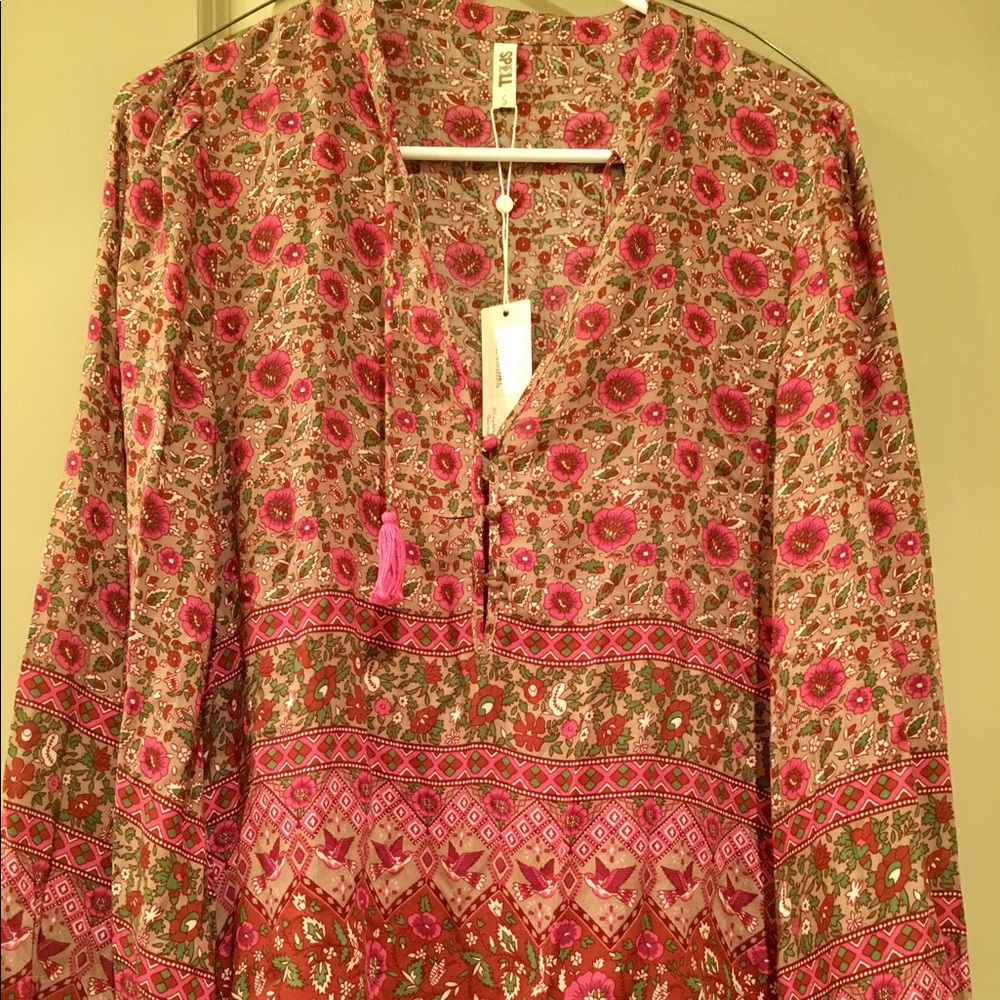 Spell Designs Kombi blouse in Spice size S