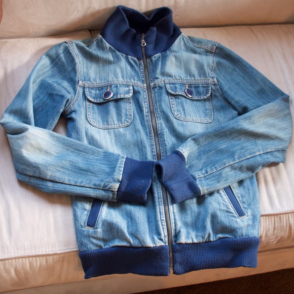 Denim Bomber Jacket | Fossil