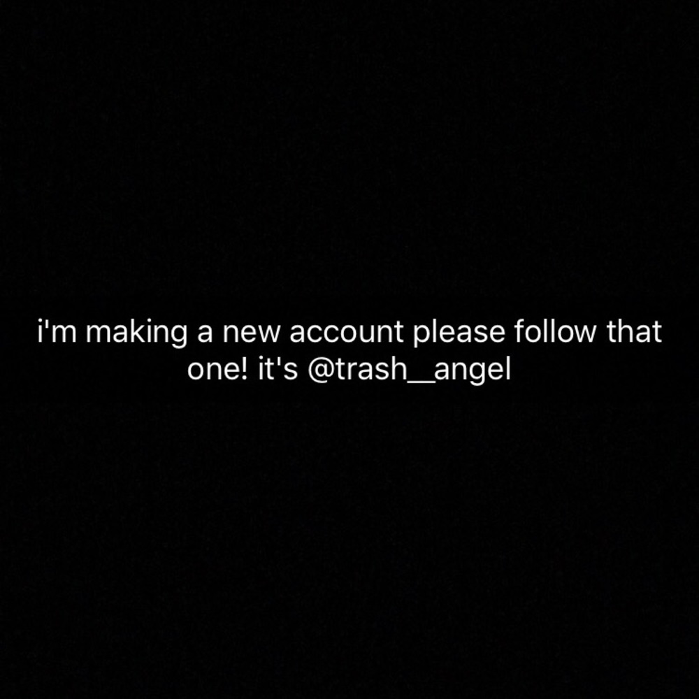 please follow my new account