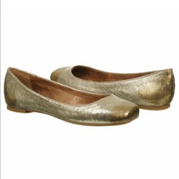 lucky brand gold flats