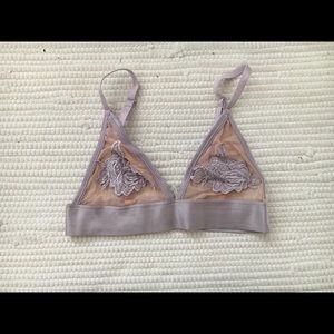 Lavender lace brallete