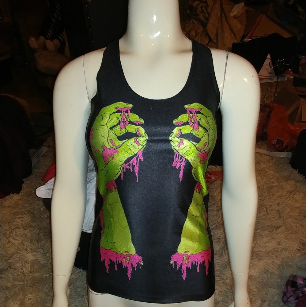 Monster's hands tank top