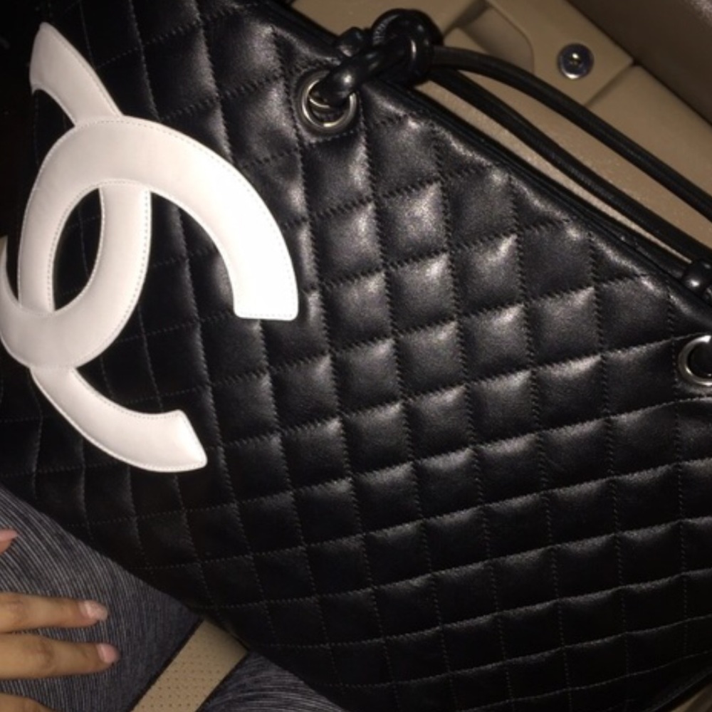 Authentic Chanel Cambon Tote with Dust Bag