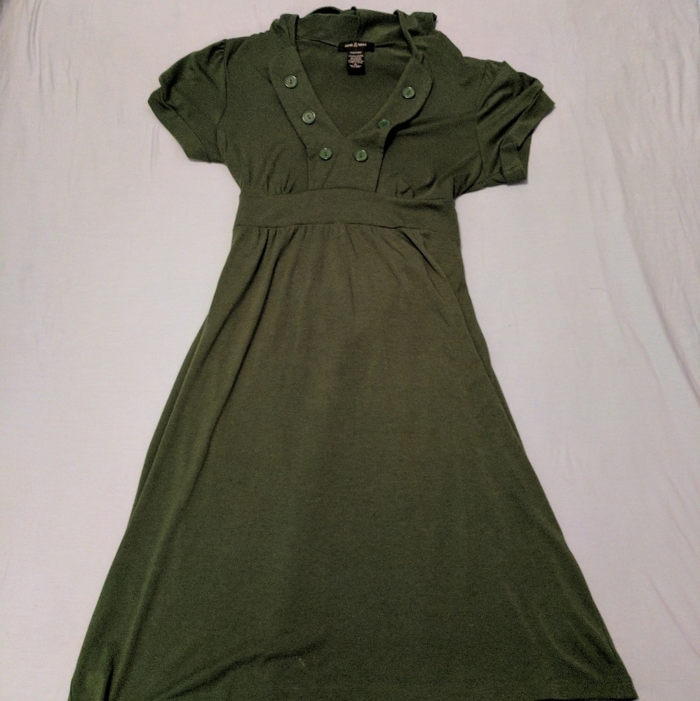 Comfy green lounge dress