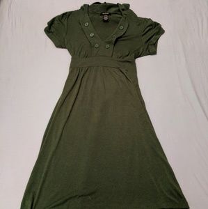 Comfy green lounge dress