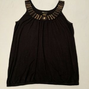 Flowy black tank top