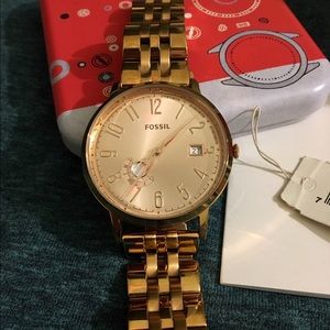 'Vintage Muse' Rose Gold Fossil Watch