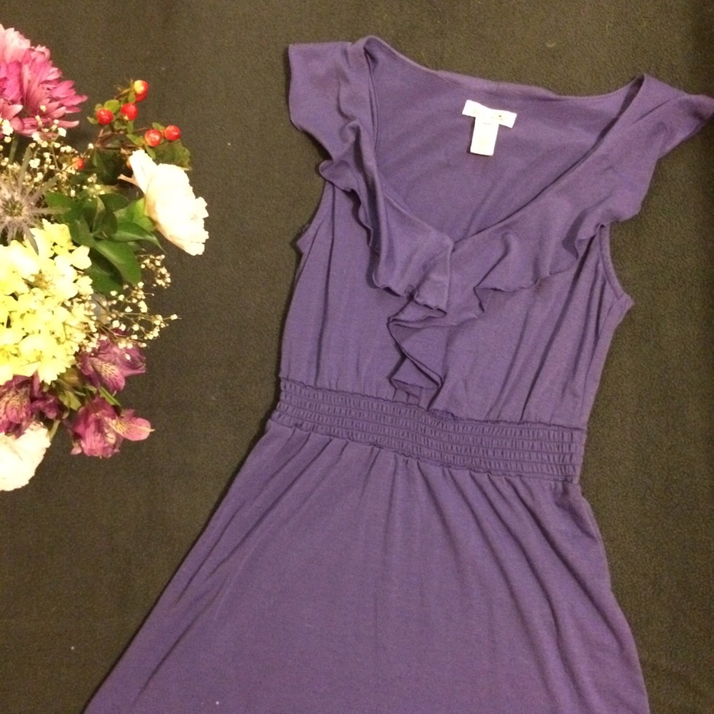 Purple comfy dress