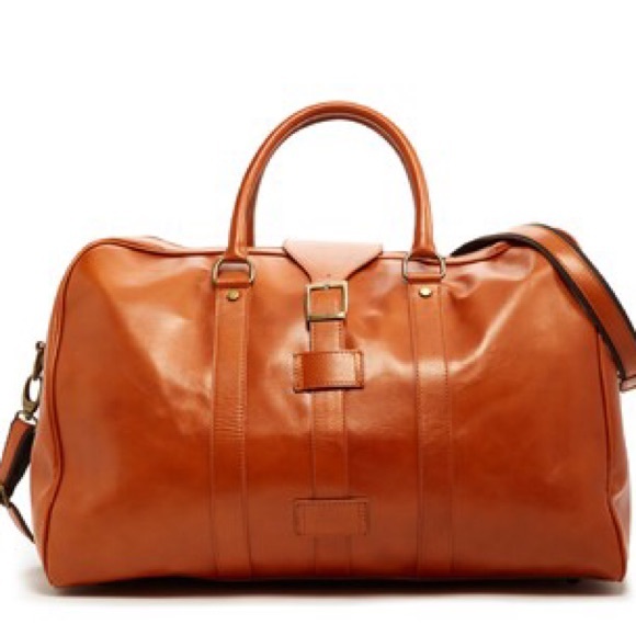 Persaman New York | Bags | Nwt Persaman New York Santino Duffel Saddle ...