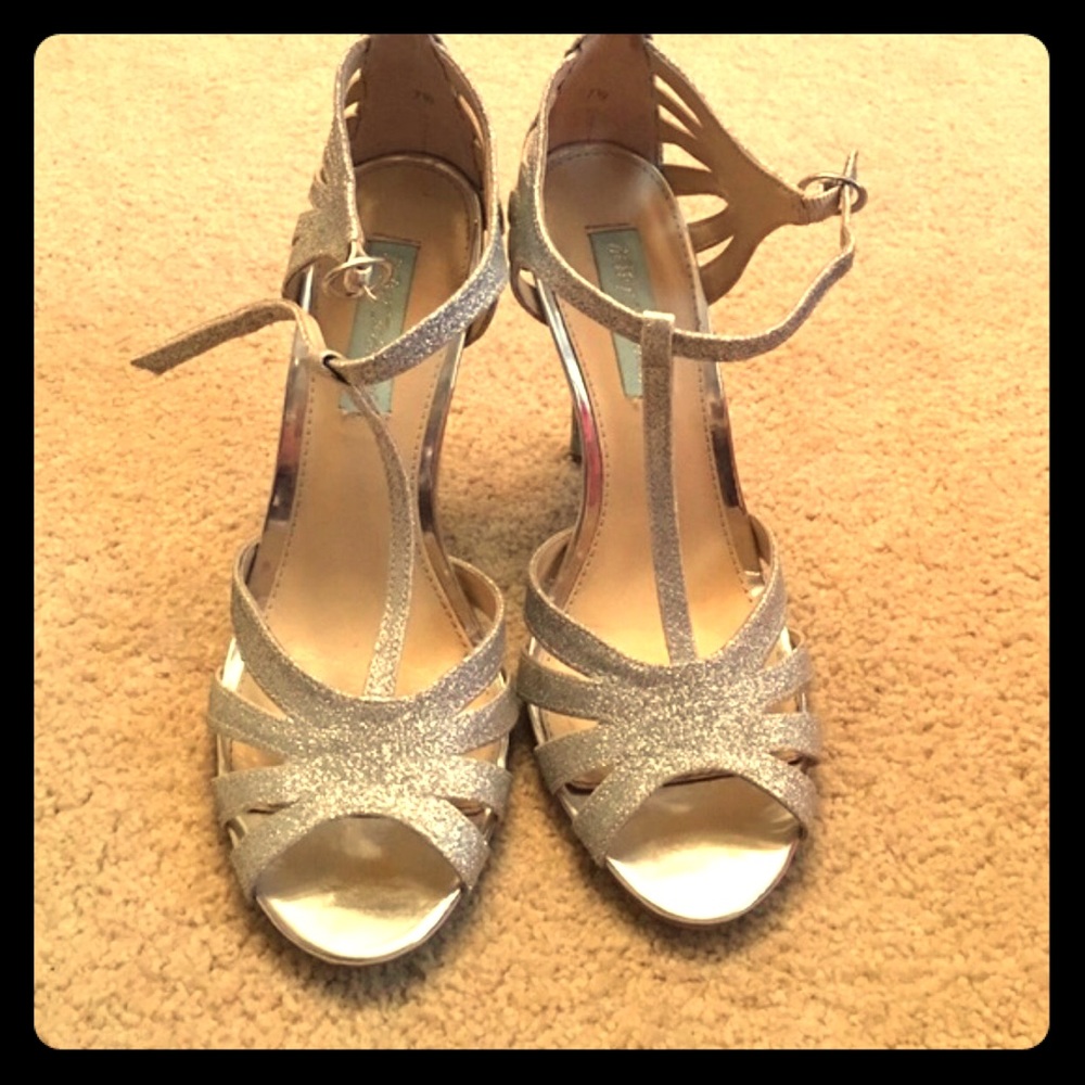 Betsey Johnson Blue Tee Shoes