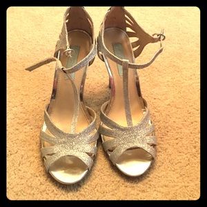 Betsey Johnson Blue Tee Shoes