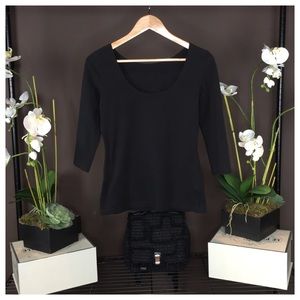 BOSTON PROPER BLACK TOP BOSTON PROPER BLACK TOP