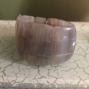 Chunky Gray Stone Bracelet
