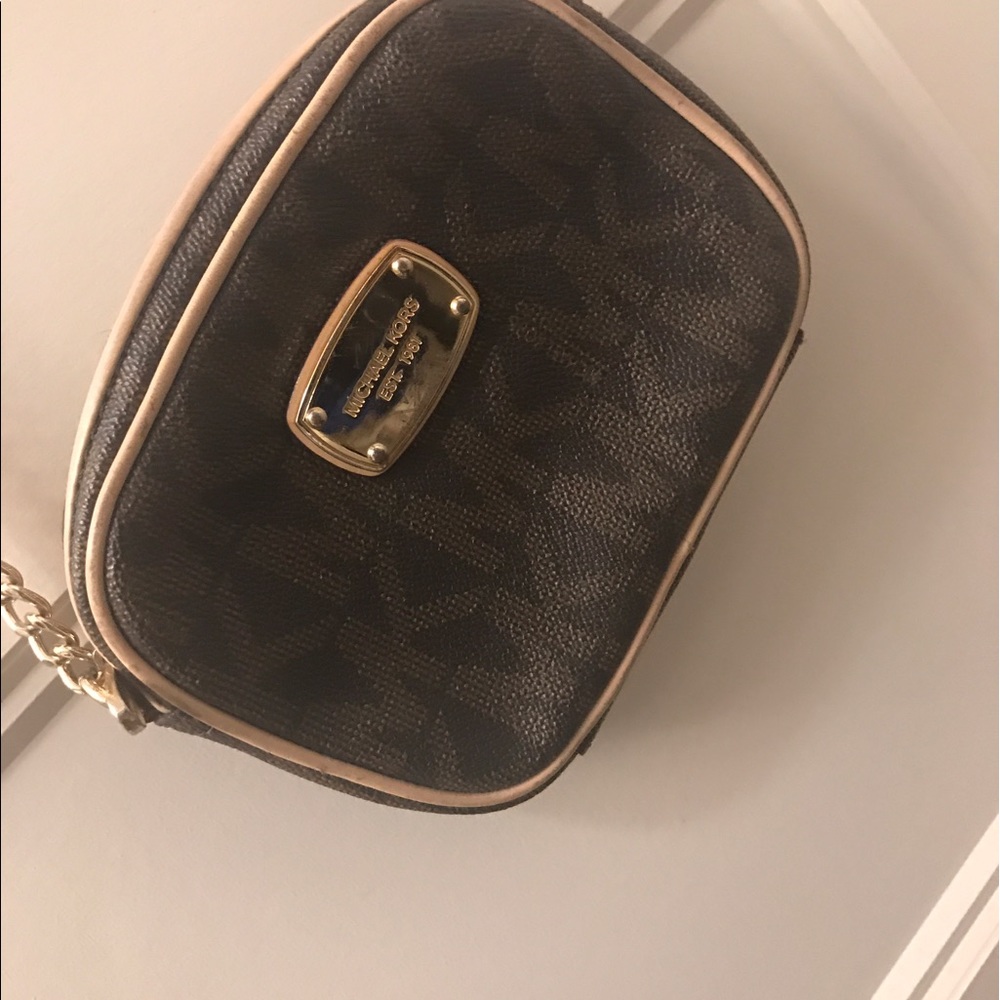 MK crossbody clutch