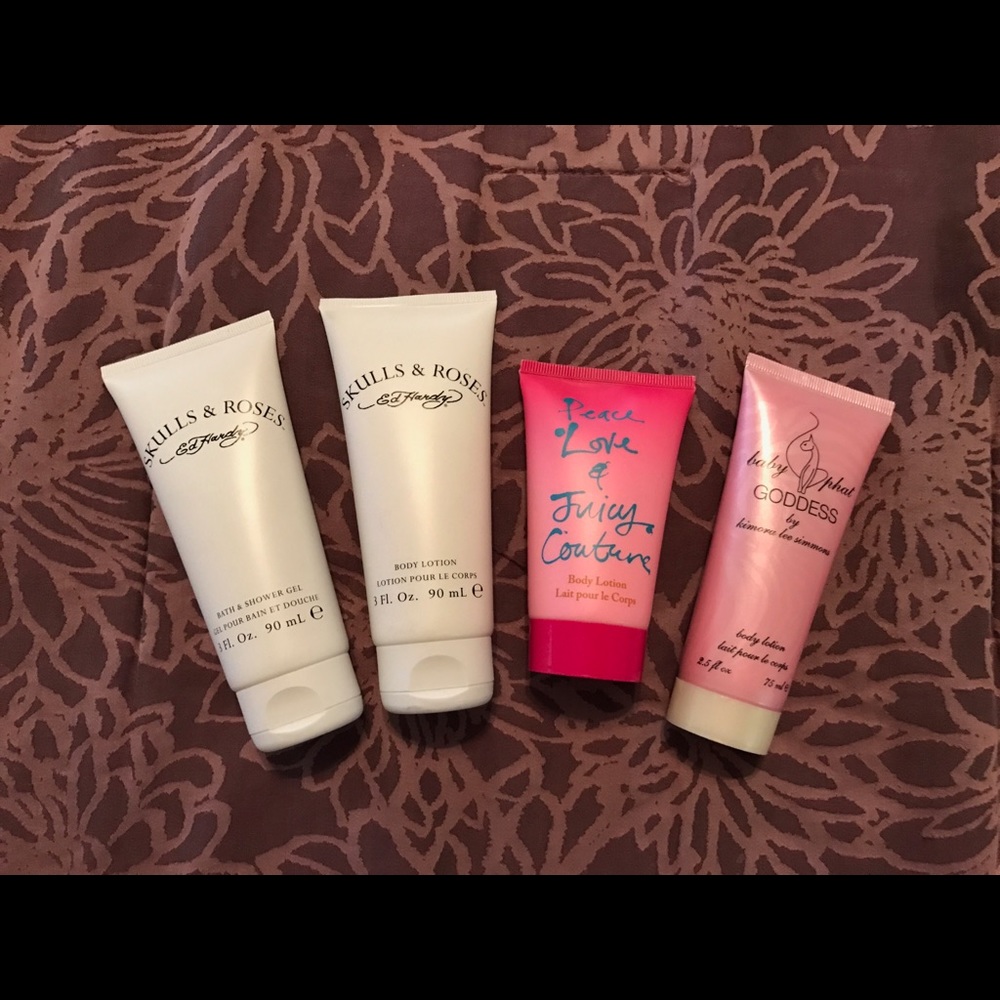 Juicy, Skull and Roses, Baby Phat lotion and gel !