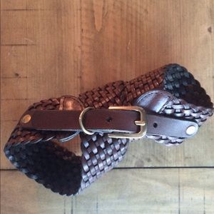 LOFT brown braided belt LOFT brown braided belt