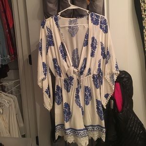 Sabo Skirt Deep V Romper