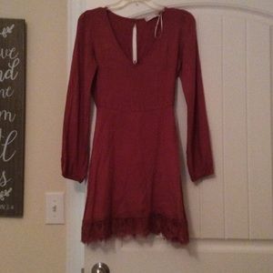 Rust colored dress