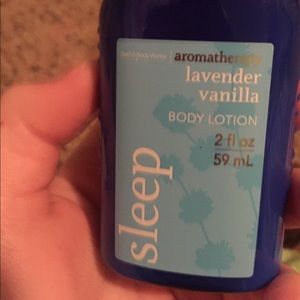 Sleep lotion from bath and body works