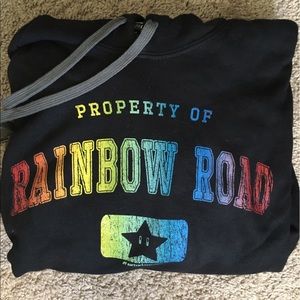 Rainbow Road - Super Mario Hoodie